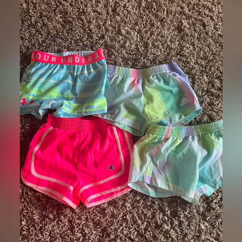 Girls mixed bundle Toddler Shorts under Armour champion